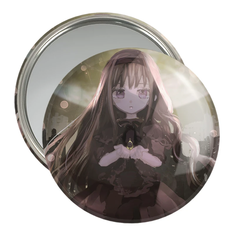 آینه جیبی خندالو مدل همولیلی انیمه مادوکا مجیکا Madoka Magica  کد 18374