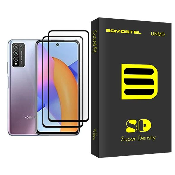 محافظ صفحه نمایش سوماستل مدل SD Glass MIX002 مناسب برای گوشی موبایل آنر 10X Lite بسته دو عددی