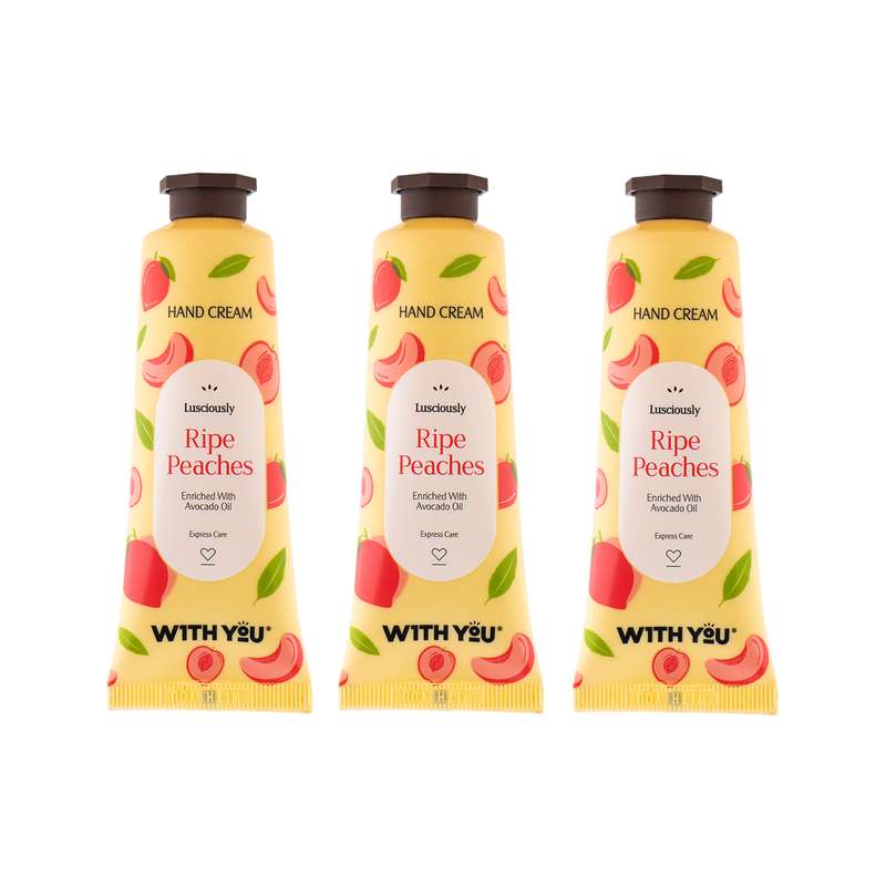 کرم مرطوب کننده ویت یو مدل Ripe Peaches حجم 50 میلی لیتر مجموعه 3 عددی