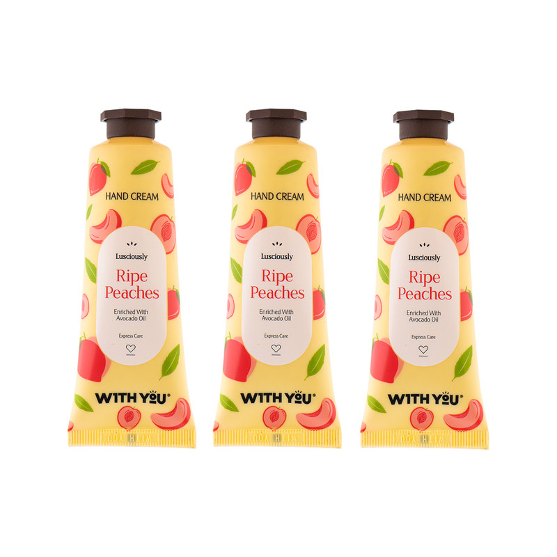 کرم مرطوب کننده ویت یو مدل Ripe Peaches حجم 50 میلی لیتر مجموعه 3 عددی