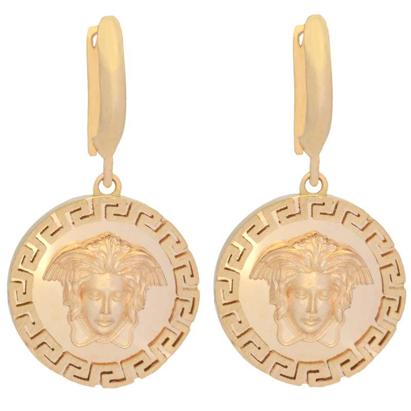 گوشواره طلا 18 عیار زنانه طلای مستجابی مدل آینه ای کد V02 گوشواره طلا 18 عیار زنانه طلای مستجابی مدل آینه ای کد V02