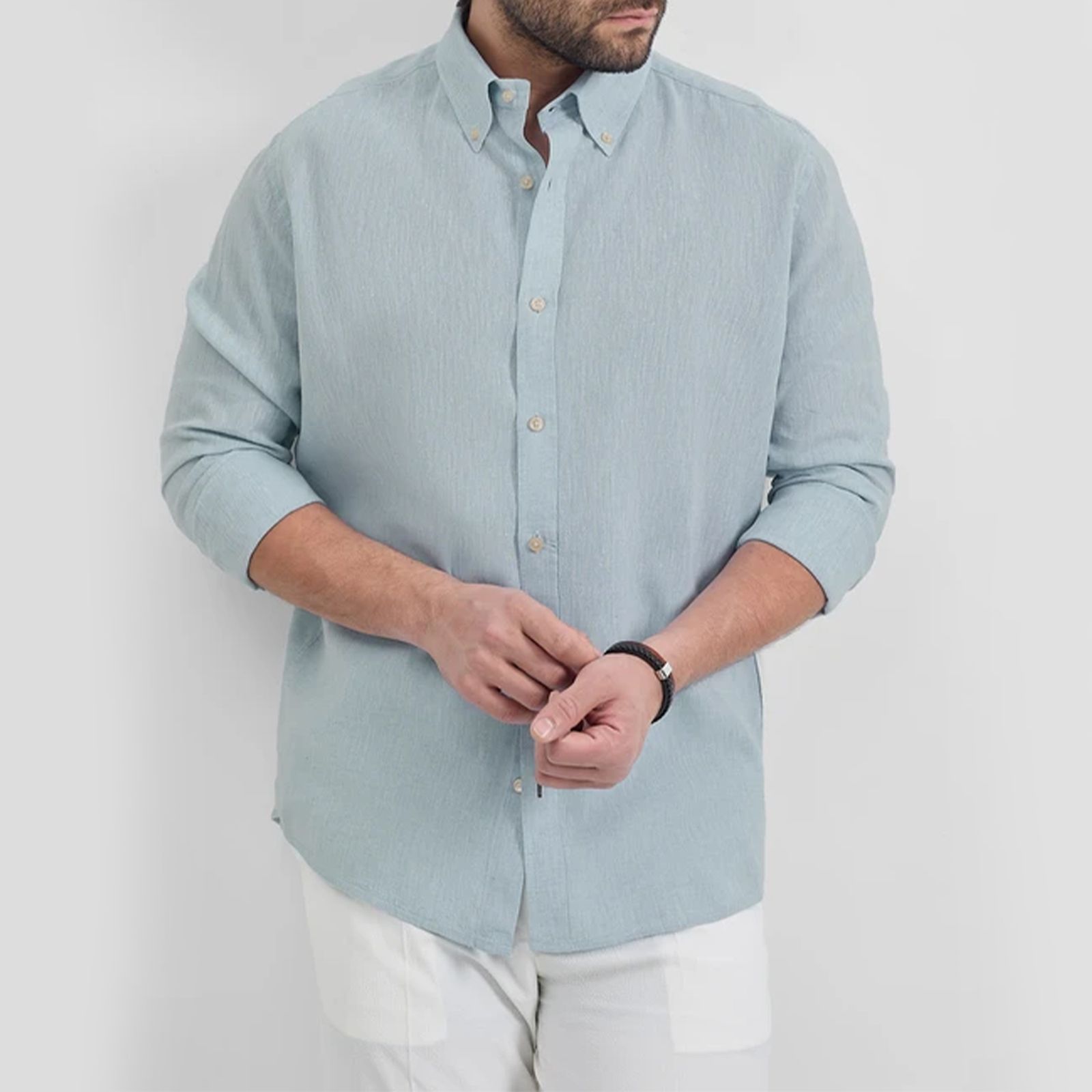 پیراهن آستین بلند مردانه کروم مدل 2510108 - - 2