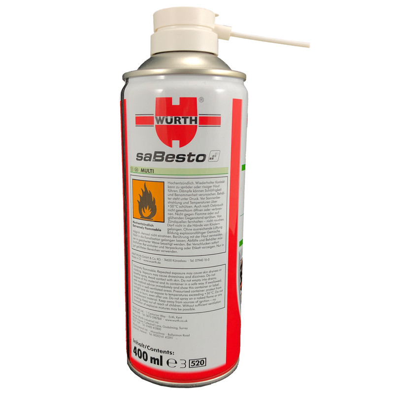 اسپری روان کننده وورث مدل 89305540 حجم 400 میلی لیتر