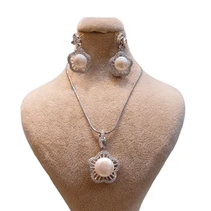 نیم ست نقره زنانه مدل 43