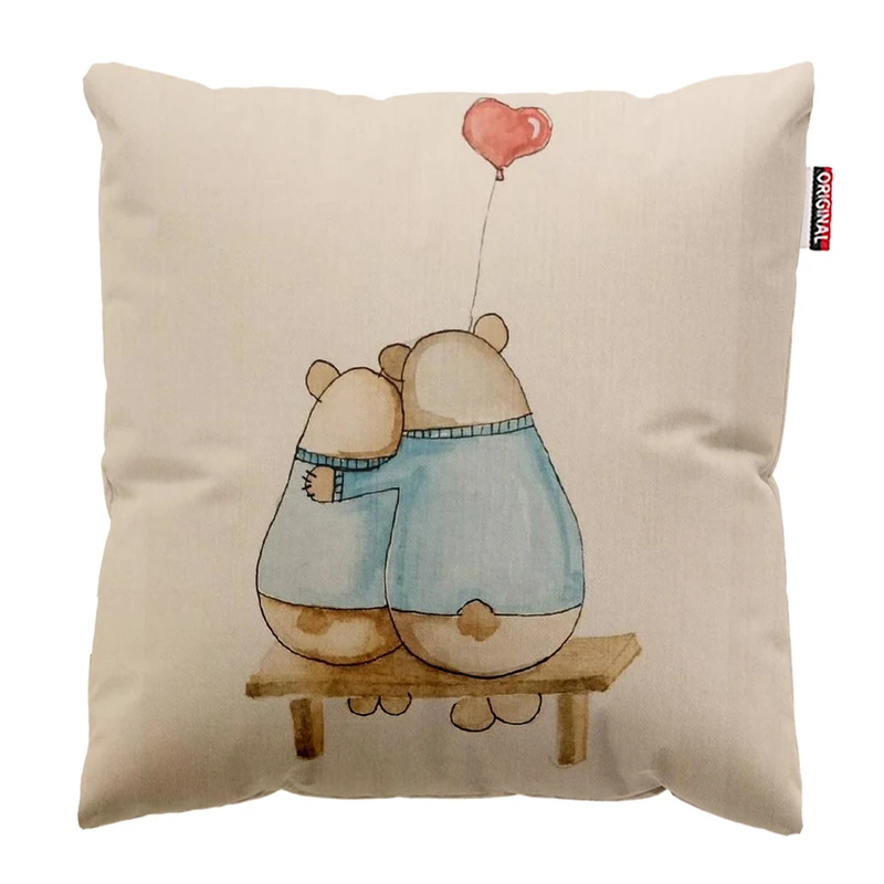 کوسن پاد آفرین مدل عاشقانه 3 سایز 30*30 سانتی متر