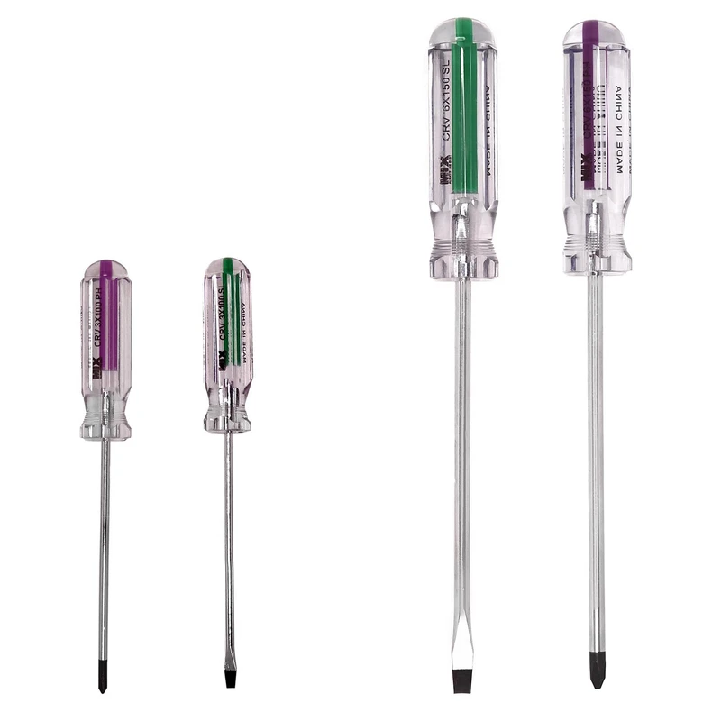 پیچ گوشتی میکس مدل MMA-3x100-6x150PH-SL-4MX مجموعه 4 عددی