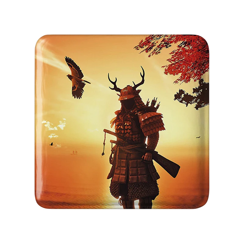 پیکسل خندالو طرح گوست آف سوشیما مدل مربعی کد 30810