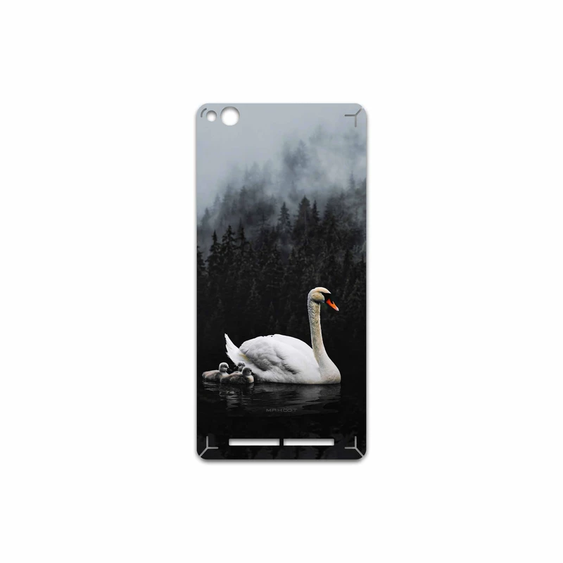 برچسب پوششی ماهوت مدل Swan Lake مناسب برای گوشی موبایل شیائومی Redmi 3