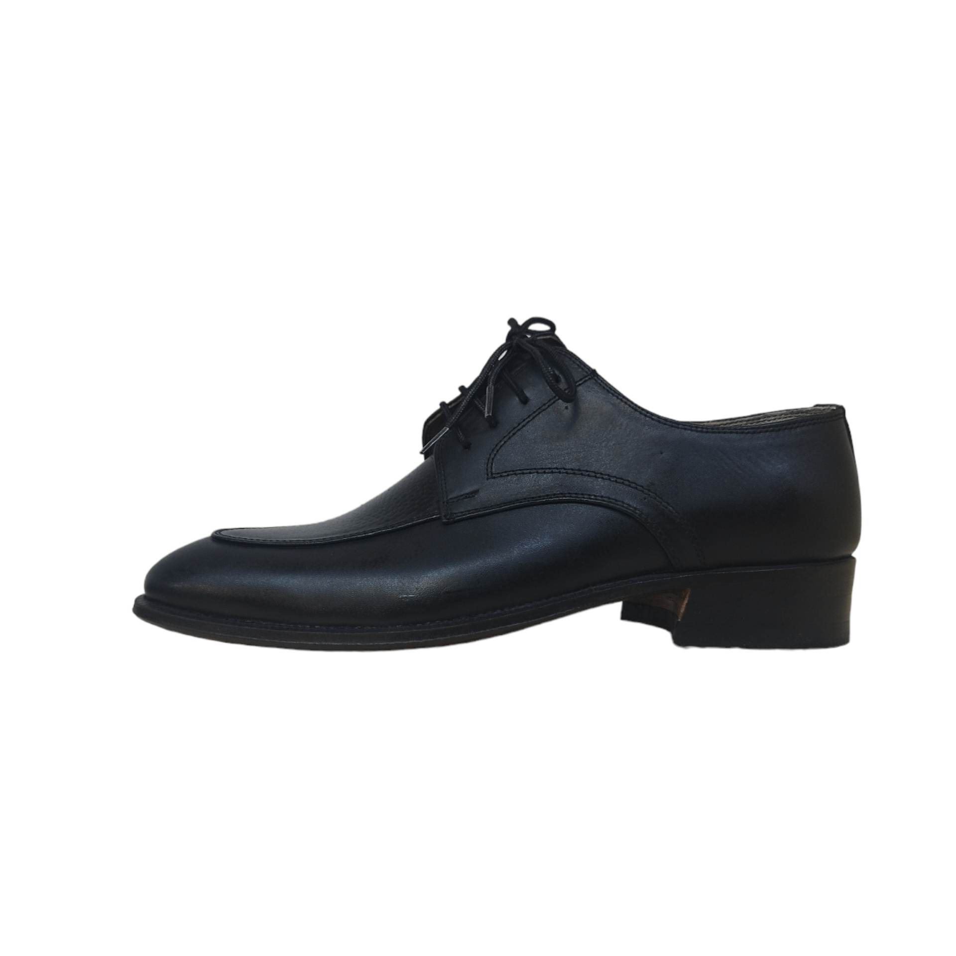 کفش مردانه مدل اکـــــــبر چرم طبیعی دستدوز رنگ مشکی