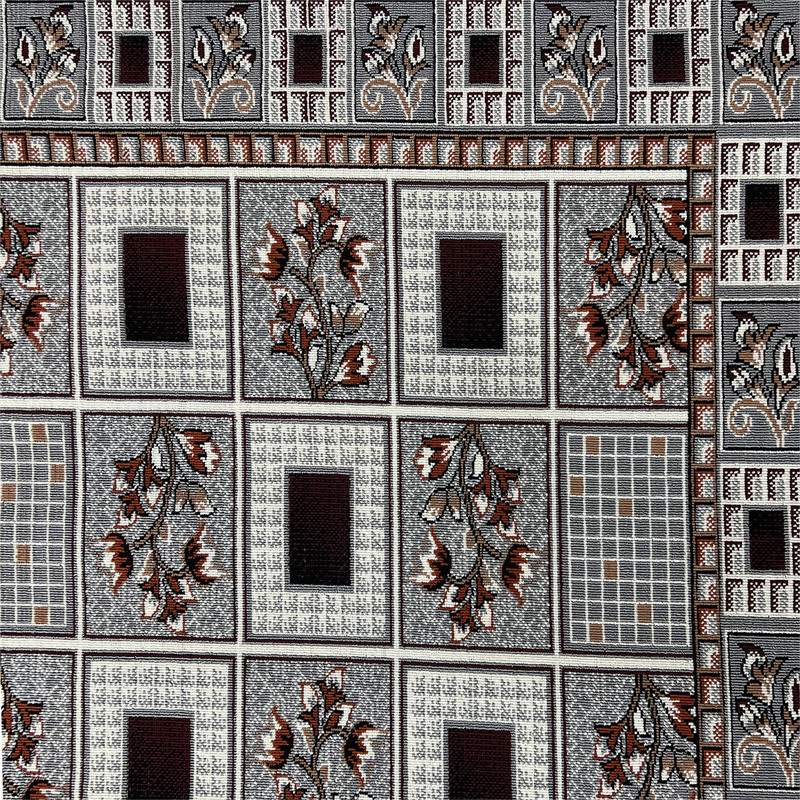 گلیم ماشینی جزیره طرح گلبهار مدل NO-6-S1