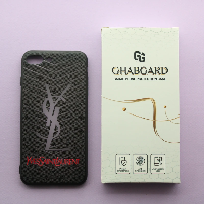 کاور قاب گارد مدل دور ژله ای مشکی فانتزی مناسب برای گوشی موبایل اپل iPhone 7 plus / 8 plus