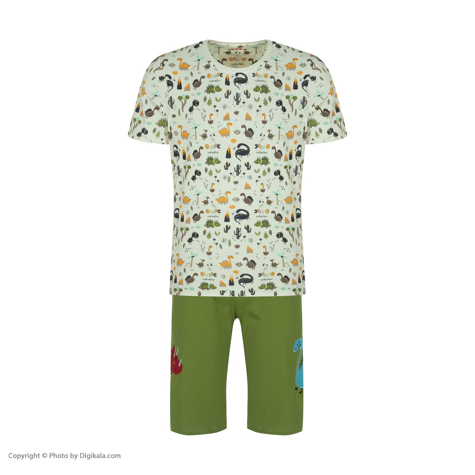 ست تی شرت و شلوارک راحتی مردانه مادر مدل 2041110-74 - - 29