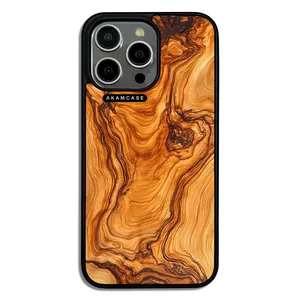 AKAM AMC-WA15PROMAX-WOOD-25 Cover For Apple iPhone 15 Pro Max