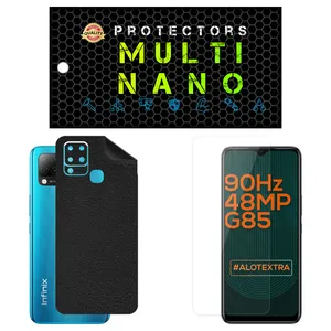Multi Nano X-SFL Screen Protector For Infinix Hot 10T with back skin