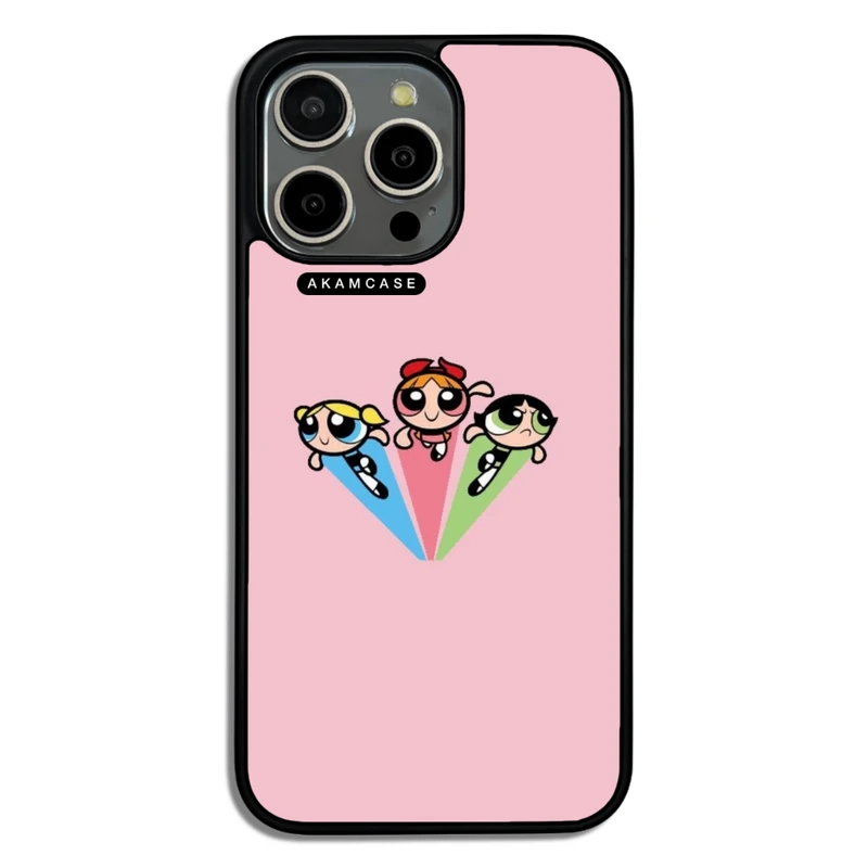کاور آکام مدل AMCWA15PROMAX-POWER PUFF GIRLS10  مناسب برای گوشی موبایل اپل iPhone 15 Pro Max