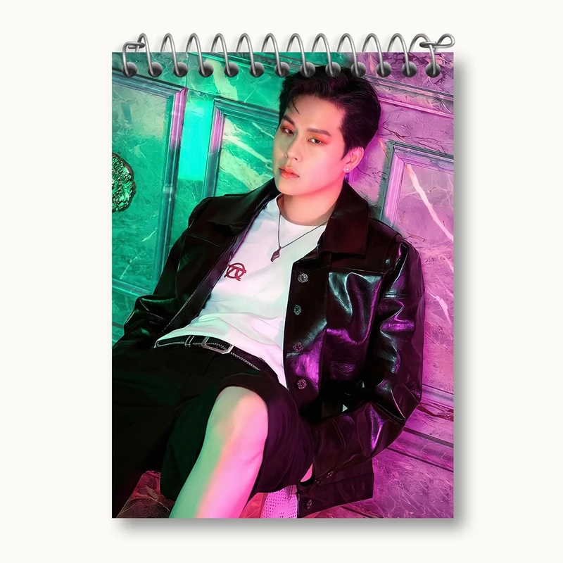دفتر یادداشت 50 برگ خندالو مدل جوهان گروه مانستا اکس MONSTA X کد 12247