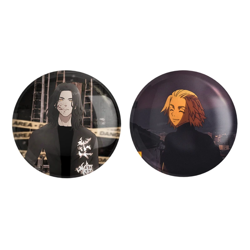 مگنت خندالو طرح باجی کیوسکه و مایکی انیمه توکیو ریونجرز کد 1116711175 مجموعه 2 عددی