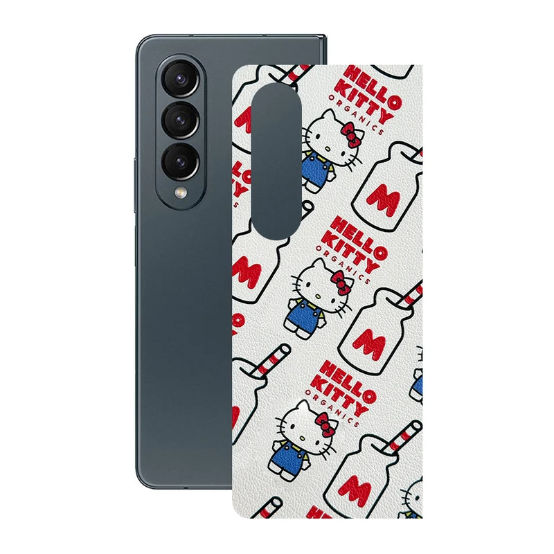 برچسب پوششی ریمکس مدل Leth طرح هلو کیتی مناسب برای گوشی موبایل سامسونگ Galaxy Z Fold4