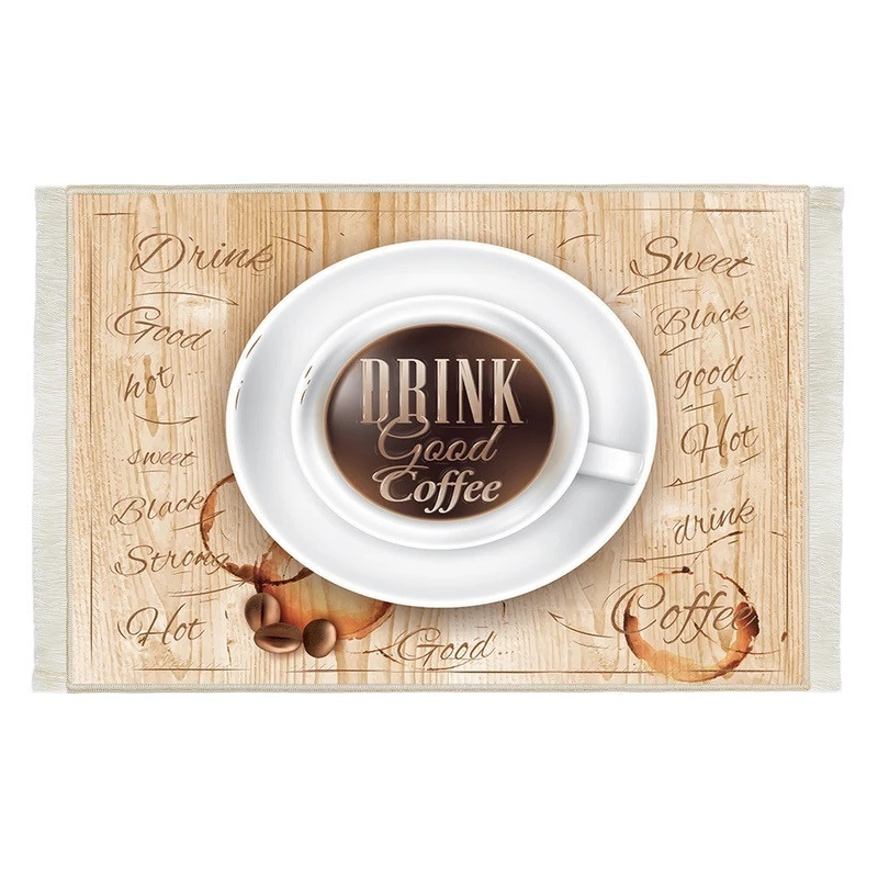 فرش پارچه‌ای دفه مدل فرشینه طرح مدرن کد 13