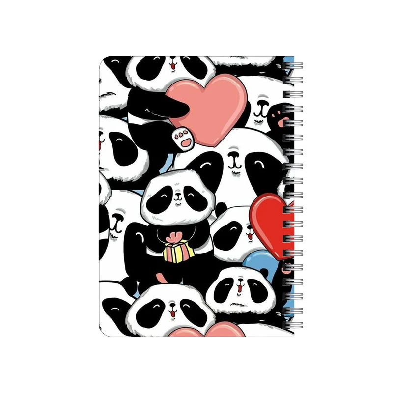 دفترچه یادداشت بامبیلیپ مدل چوبی طرح پاندا و قلب کد 4830219