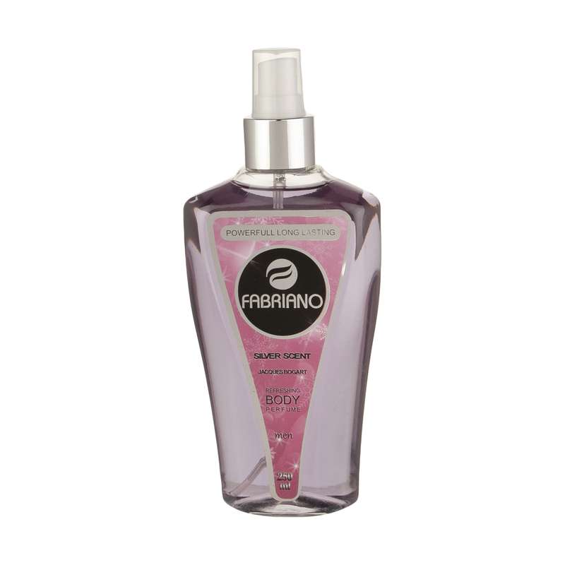 بادی اسپلش مردانه فابریانو مدل Silver Scent حجم 250 میلی لیتر