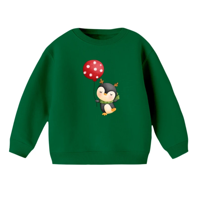 سویشرت بچگانه مدل پنگوئن کریسمس کد 7