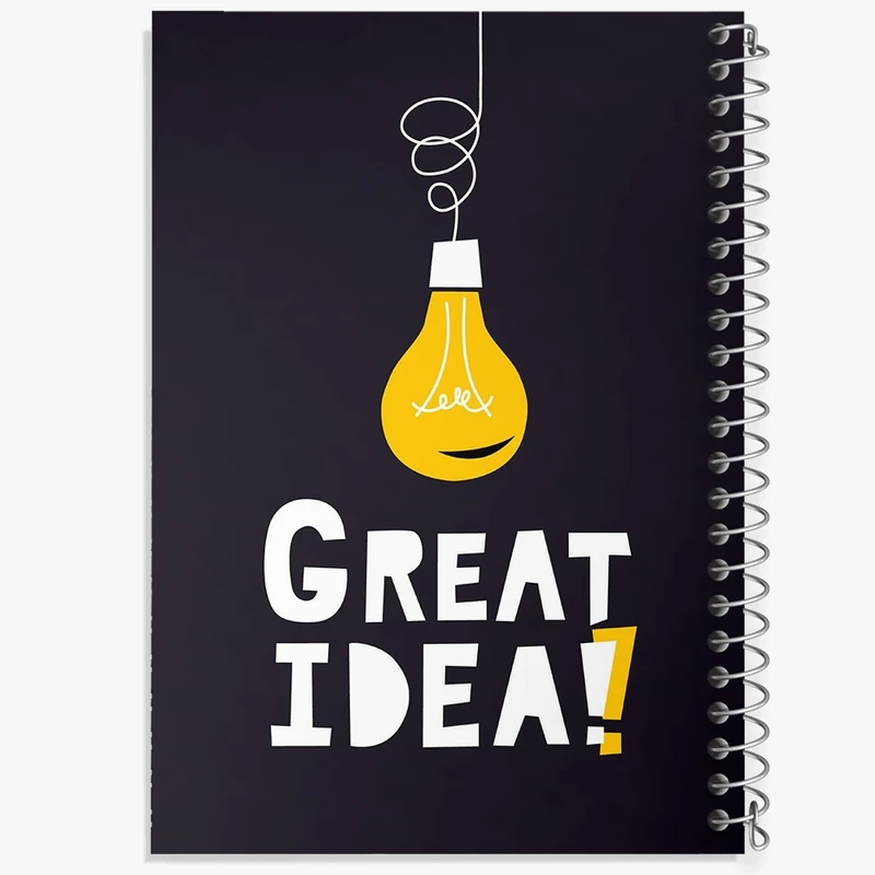 دفتر ژورنال نویسی 50 برگ خندالو مدل نقطه ای طرح Great Idea کد F1060