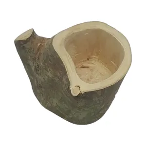 گلدان دکوری مدل چوبی کد 1