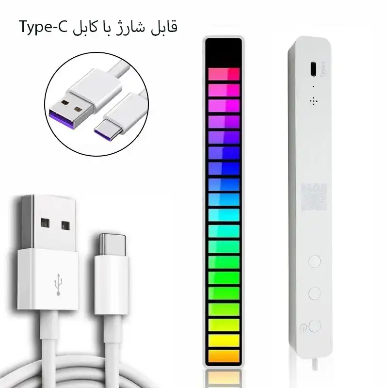 رقص نور مدل اکولایزر کد D08-RGB