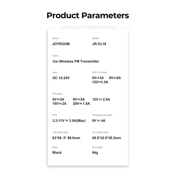 عکس شماره 11 : پخش کننده اف ام خودرو و شارژر فندکی جوی روم مدل jr-cl18