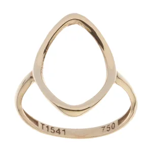 انگشتر طلا 18 عیار زنانه میو گلد مدل GD1257-54
