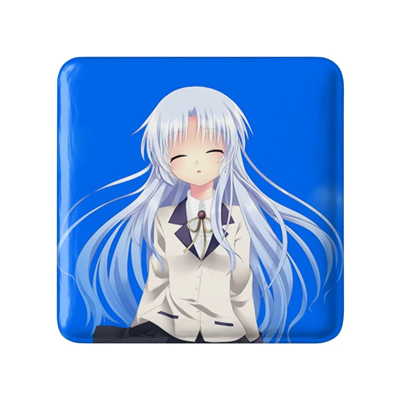 مگنت خندالو طرح کاناده انیمه آنجل بیتس مدل مربعی کد 31945