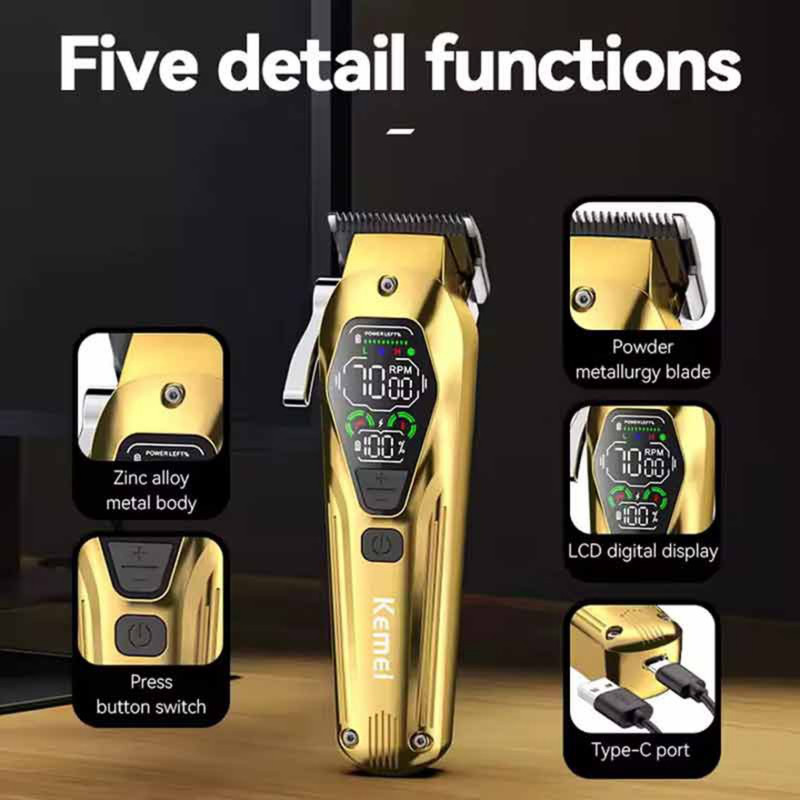 ماشین اصلاح موی سر و صورت کیمی مدل km-8551 مجموعه 3 عددی