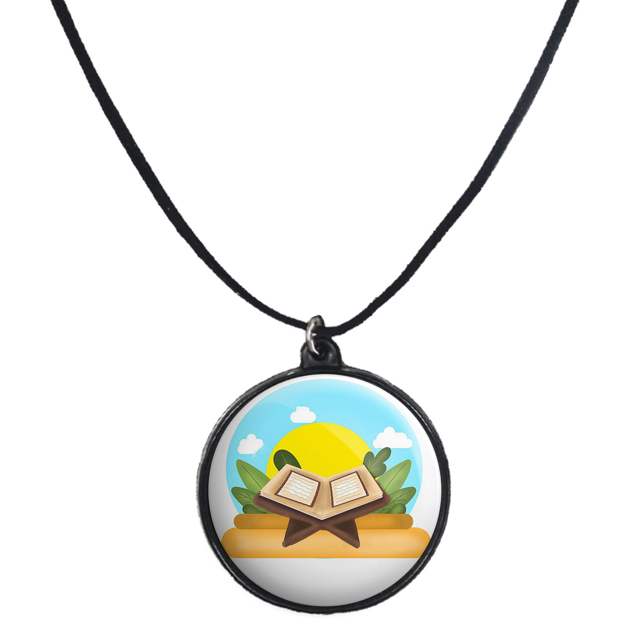 گردنبند پرمانه طرح جشن تکلیف کد pmb.25813 مدل دو طرفه