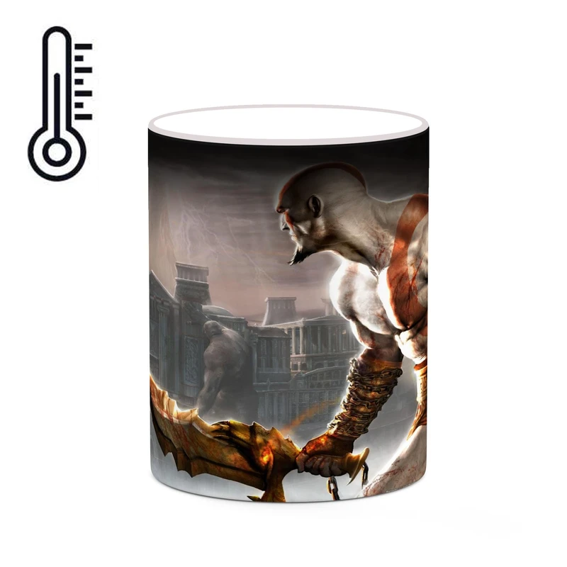 ماگ حرارتی کاکتی طرح گاد آف وار God Of War مدل mgh40891
