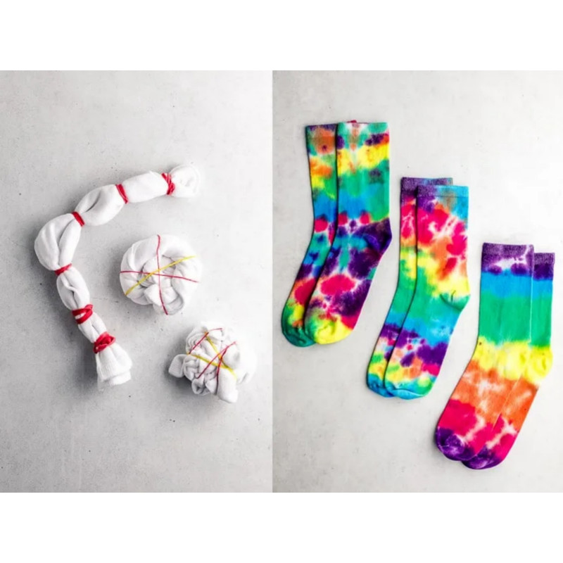 رنگ پارچه باتیک مدل tiedye1 حجم 150 میلی لیتر بسته 5 عددی