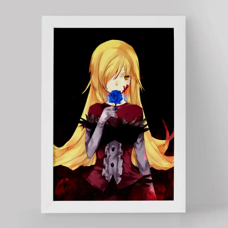 تابلو خندالو مدل شینوبو اوشینو انیمه مونوگاتاری کد 16213