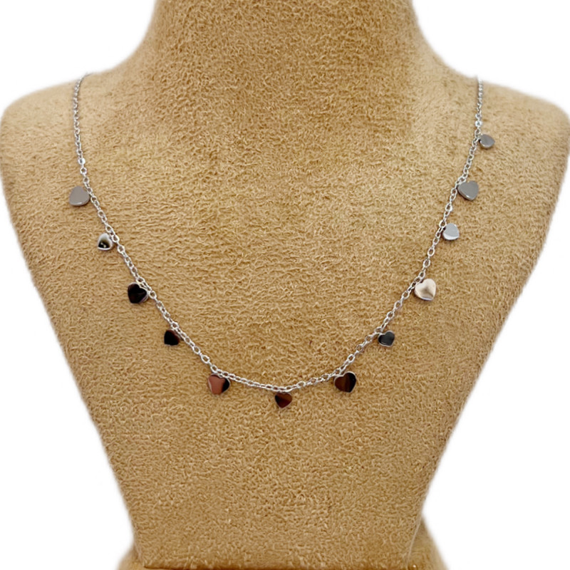 گردنبند دخترانه مدل سینه ریز قلب گردنبند دخترانه مدل سینه ریز قلب