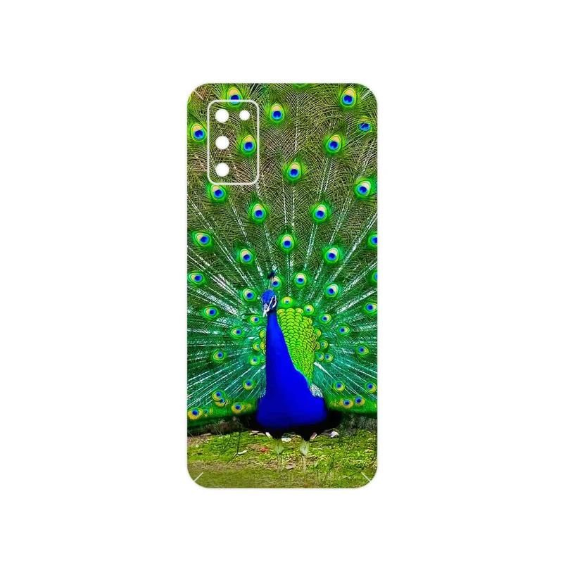 برچسب پوششی ماهوت مدل Peacock مناسب برای گوشی موبایل سامسونگ Galaxy A03S