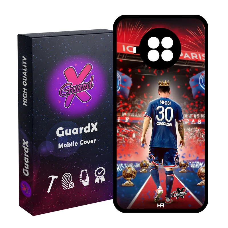 کاور گارد ایکس طرح مسی مدل Glass10377 مناسب برای گوشی موبایل شیائومی Mi 10T Lite / Mi 10I 5G / Redmi NOTE 9 PRO 5G