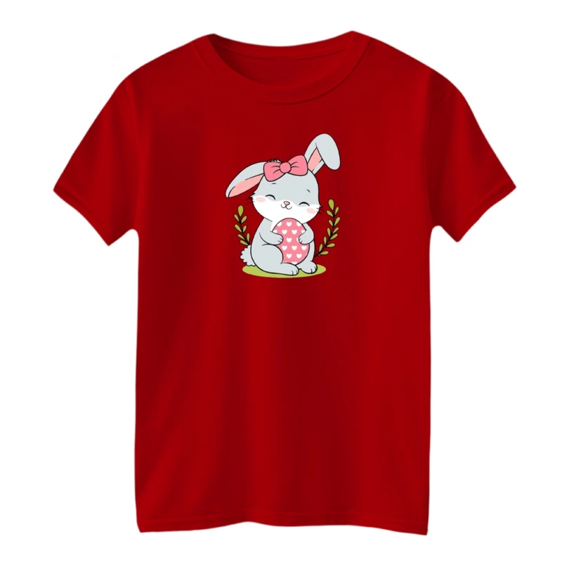 تی شرت آستین کوتاه بچگانه مدل خرگوش فانتزی کد03