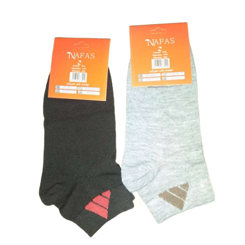 جوراب مدل ساق کوتاه مجموعه 2 عددی