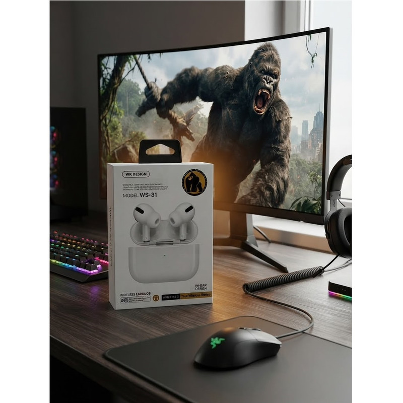 هدفون بلوتوثی دبلیو کی دیزاین مدل WS-31-V5.3 
