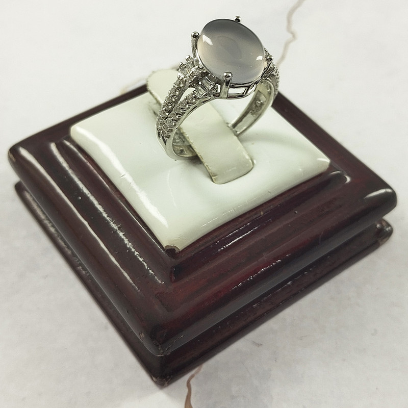 انگشتر نقره زنانه سلین کالا مدل عقیق یمنی کد 71