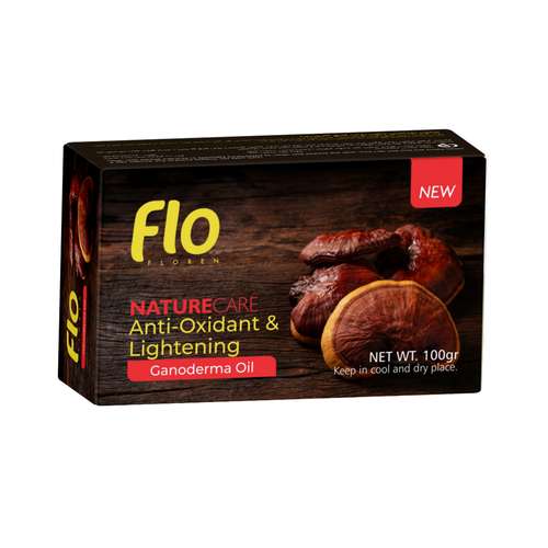 صابون شستشو فلو مدل روغن قارچ گانودرما وزن 100 گرم