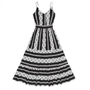 پیراهن ساحلی یقه هفت زنانه مدل زوما