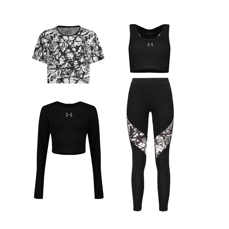 ست چهار تکه لباس ورزشی زنانه مدل 1801-1401-56-63