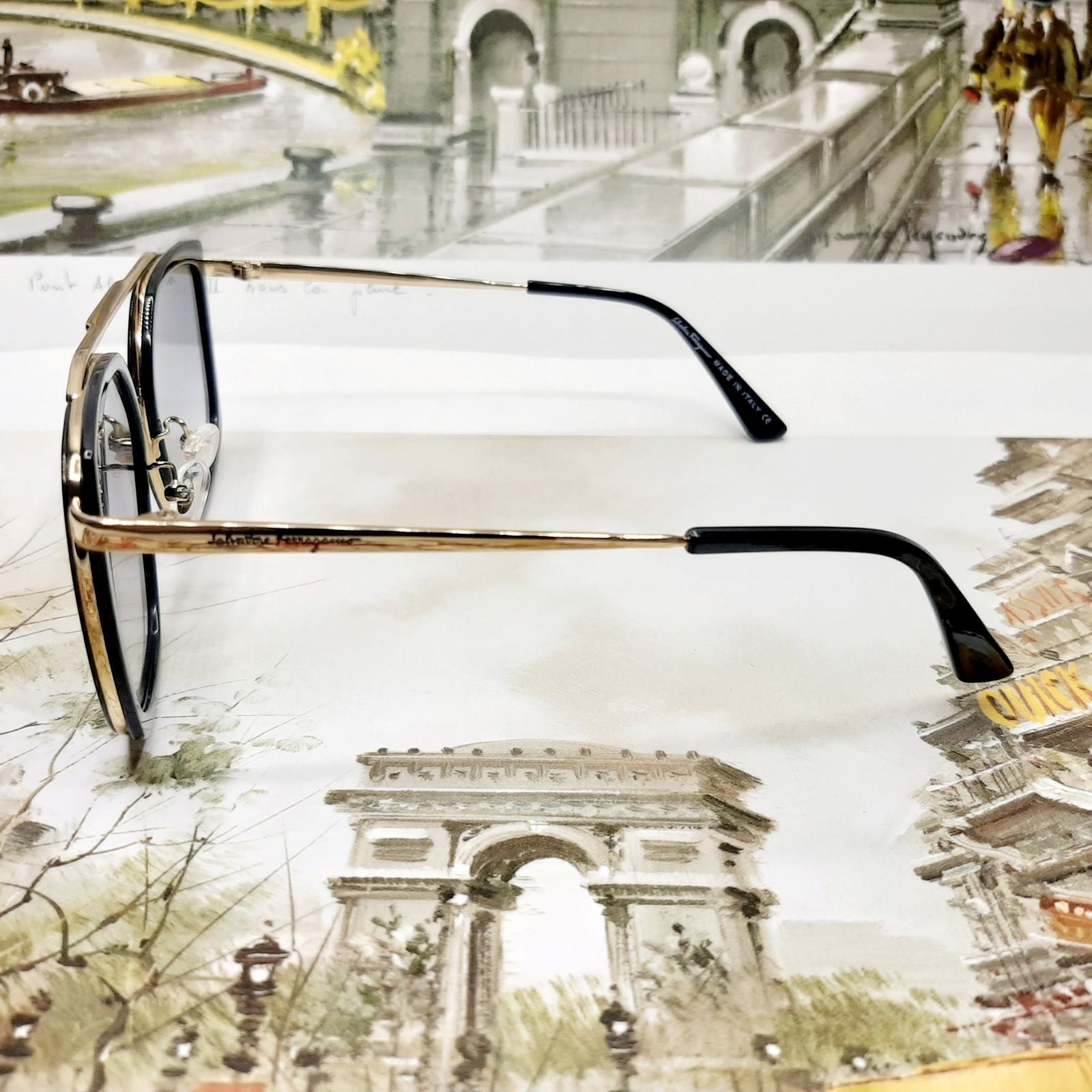 عینک آفتابی سالواتوره فراگامو مدل SF8068c1 -  - 5
