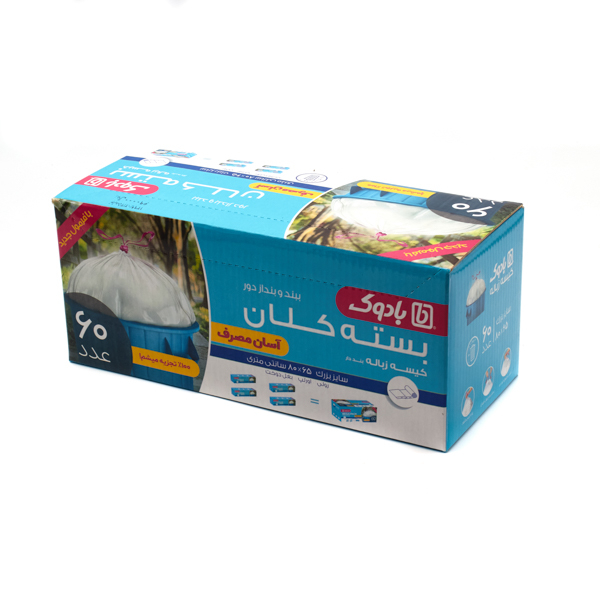 کیسه زباله بادوک مدل A02 بسته 60 عددی