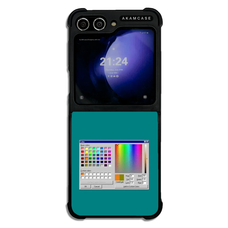 کاور آکام مدل AMC-WSGZFLIP5-NOSTECH-20مناسب برای گوشی موبایل سامسونگ Galaxy Z Flip 5